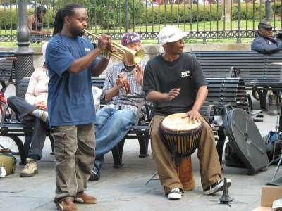 Street musicians New Orleans
