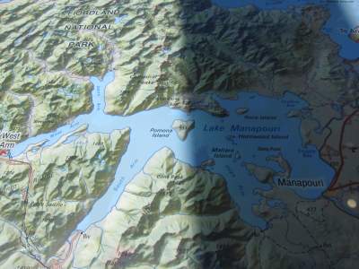 Lake Manapouri map
