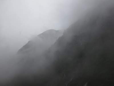 Mountains in the mist